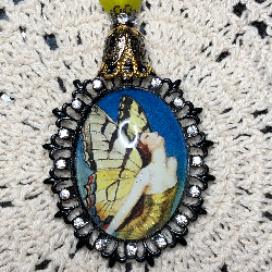 butterfly goddess of ecstasy necklace pendant