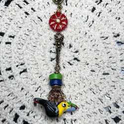 free bird-vintage bird necklace pendant