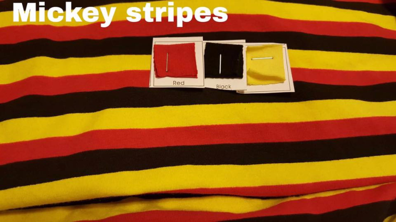 Mickey Stripes Raglan Shirt