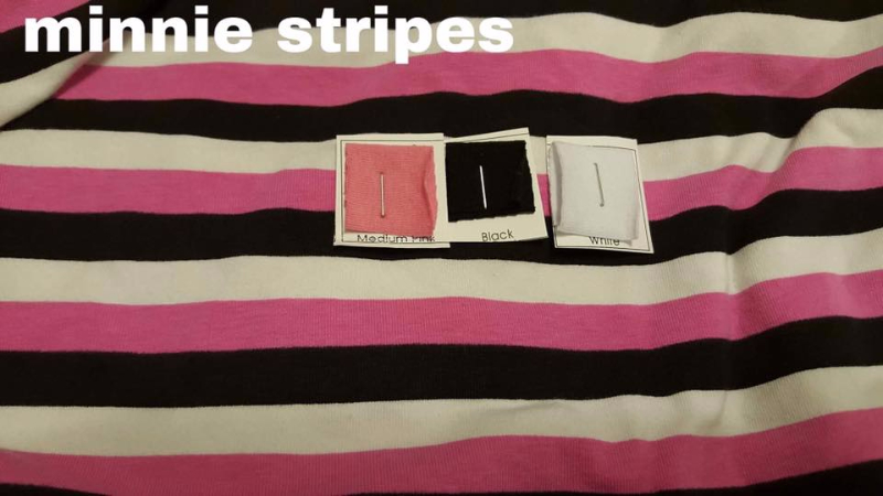 Minnie Stripes Children's Cuff Shorts