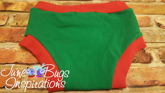 Green & Red Children's Underwear