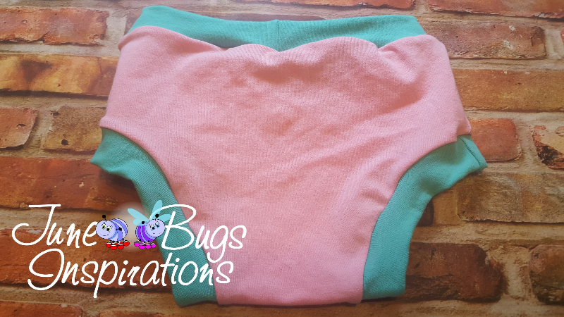 Light Pink & Dark Mint Children's Underwear