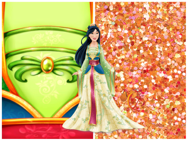 Custom Child Panel Asian Princess Cotton Lycra