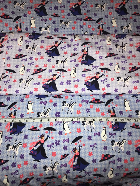 2yd Cut Practically Perfect Large Scale Swim Fabric Retail