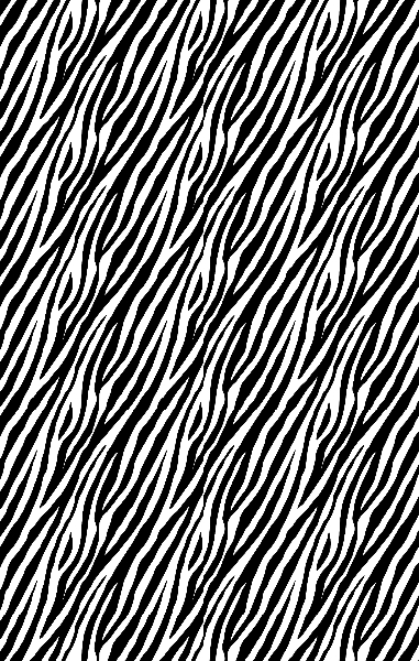 1yd Cut Zebra Fabric Swim Strikeoff