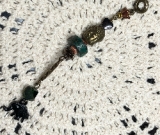 meditation-buddha, turquoise, hematite, elephant  necklace pendant
