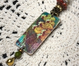 angelic guardians vintage key  necklace pendant