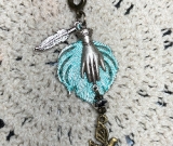 gentle kind touch of kindness necklace pendant two