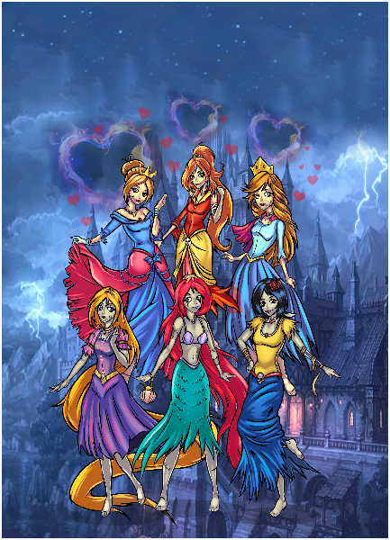 Custom Zombie Princess Panel