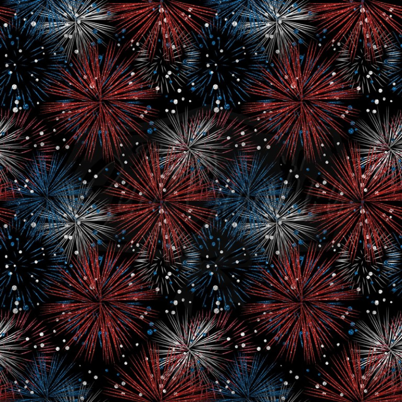 Black Fireworks Swim (1 yd cut)
