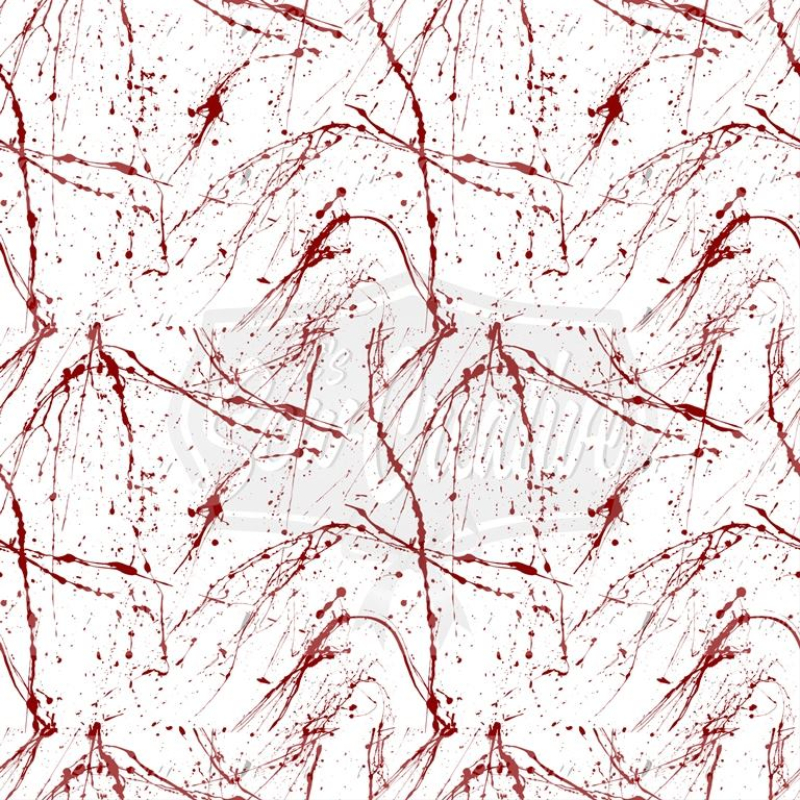 White.Red Splatter - Woven (1 yd cut)