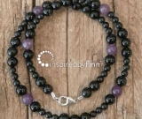 Cleanses & Purifies Guilt, Shame, Fear + EMF ProtectionAdult Necklace with Lepidolite