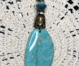 amazing amazonite necklace pendant
