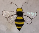 Bee Stained Glass Sun Catcher