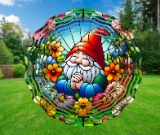 Garden Gnome 3D Wind Spinner